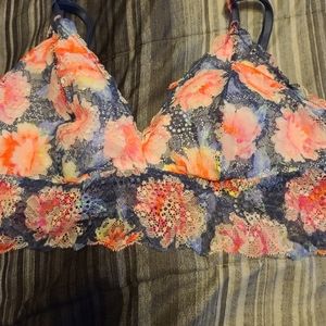 Floral lace bralette